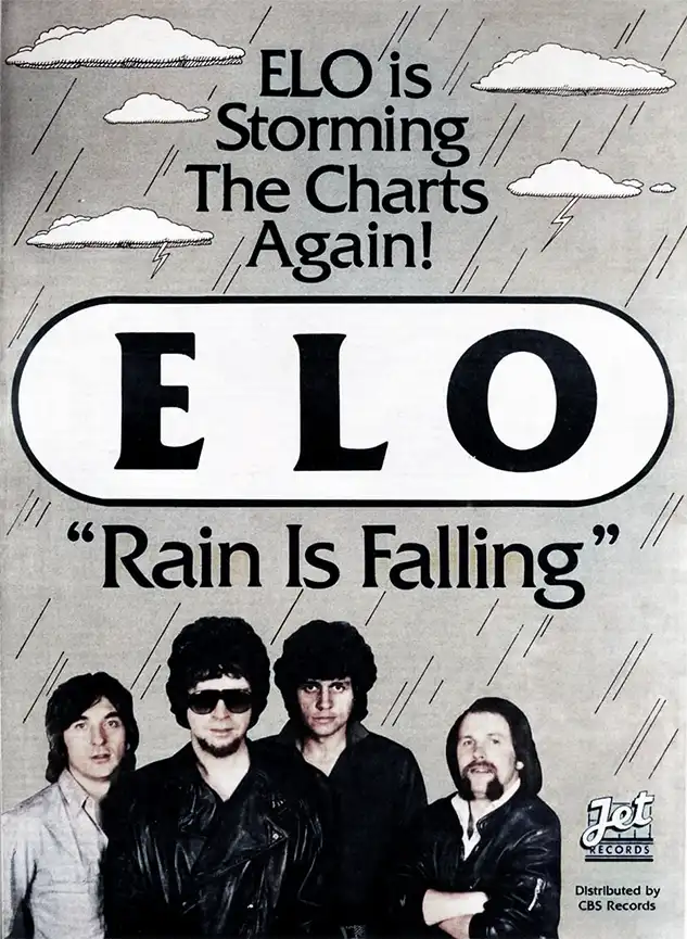 poster rain is falling