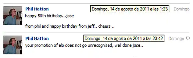 felicitación de JEFF por mi 50 cumpleaños