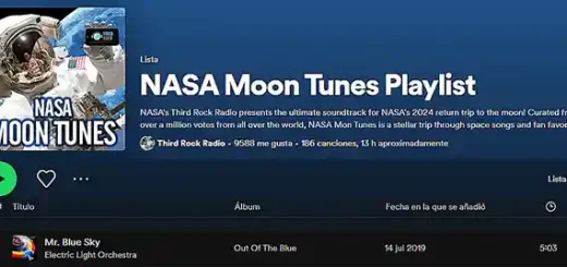 nasa moon tunes playlist