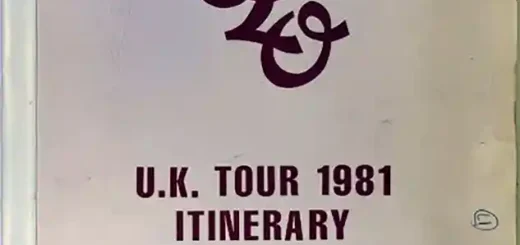 UK Tour 81 Itinerary