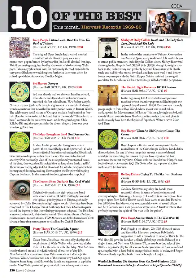record collector 25