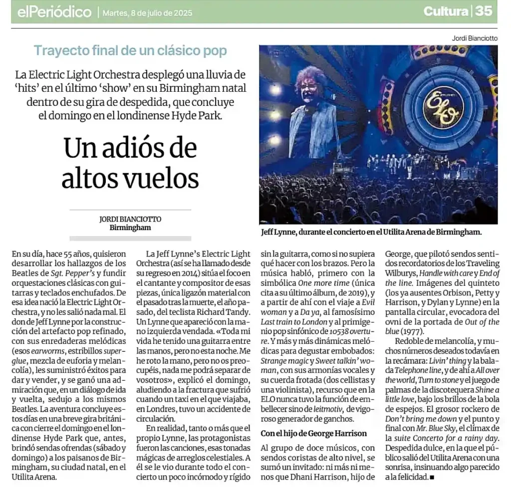 un adios de altos vuelos